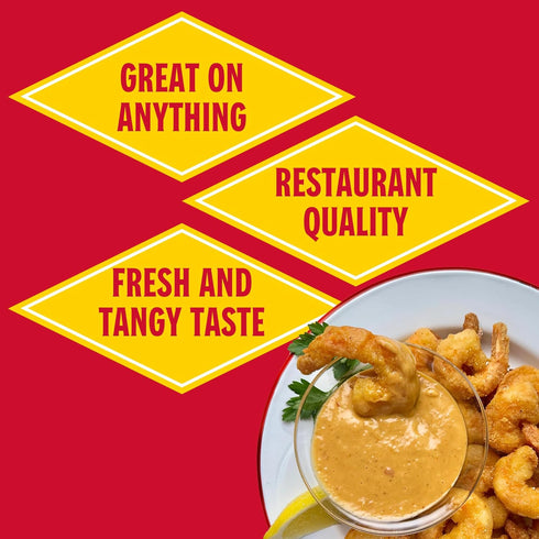 10.50-Ounce (Pack 4) Louisiana Fish Fry Remoulade Sauce, - of - Perfect for Enhancing Seafood Sauce, Salad Dressings