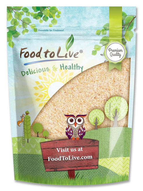 Food to Live - Granulated Garlic, 3 Pounds Dried Coarse Garlic Granules,