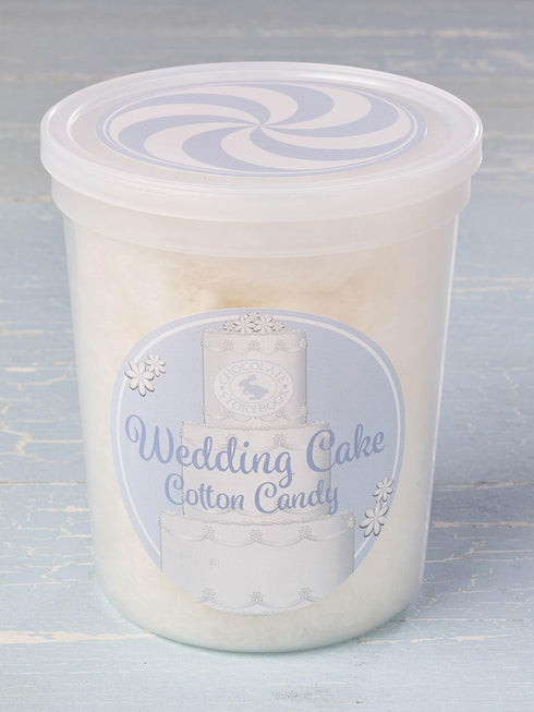 Wedding Cake Gourmet Flavored Cotton Candy – Unique Idea for Holidays, Birthdays, Party Favors