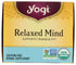 16 Count, Packaging Yogi Tea, Relaxed Mind, May Vary