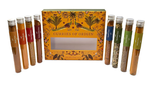 8 Pack Set eat.art Curries of Origin, | Gift for all Occasions | Gift for Men | Gift for Women | Spice Blends