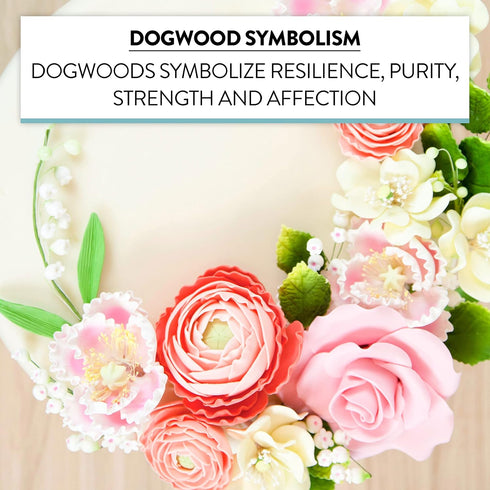 4 Count Global Sugar Art Dogwood Rose Sugar Cake Flowers, Yellow with Stamen, with Wire by Chef Alan Tetreault.
