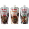 HERDEZ Pepper Paste Trio - Chipotle, Guajillo, Ancho & Pasilla - 7oz Squeeze Pouch