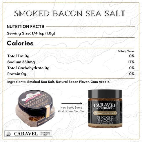 3-Pack Set Smoked Bacon Sea Salt Gift