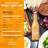 9 oz Mango Lemon Lime Drinking Vinegar Shrub - The Urban Farmhouse Co - Colorado Crafted, Small Batch Organic ACV