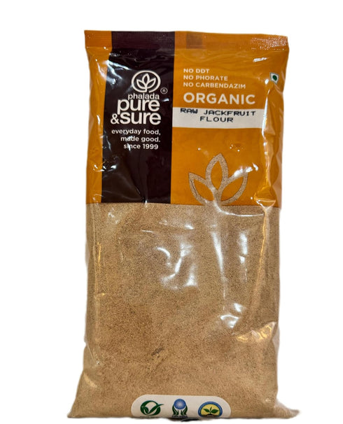 Hushveda Herbalizing the Future Pure Organik Raw Jackfruit Flour Aaata (500Gm / 17.64 oz)
