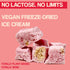 2 Vegan Freeze Dried Ice Cream, Freeze Dried Strawberry Shortcake Ice Cream, Dairy-Free Ounce (Strawberry Shortcake)