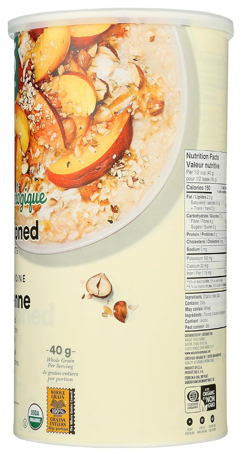 365 42 by Whole Foods Market, Organic Old-Fashioned Rolled Oats, Ounce