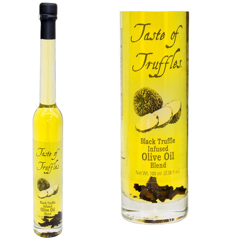 Set (2 3.38 Oz) Black & White Truffle Oil Gift x