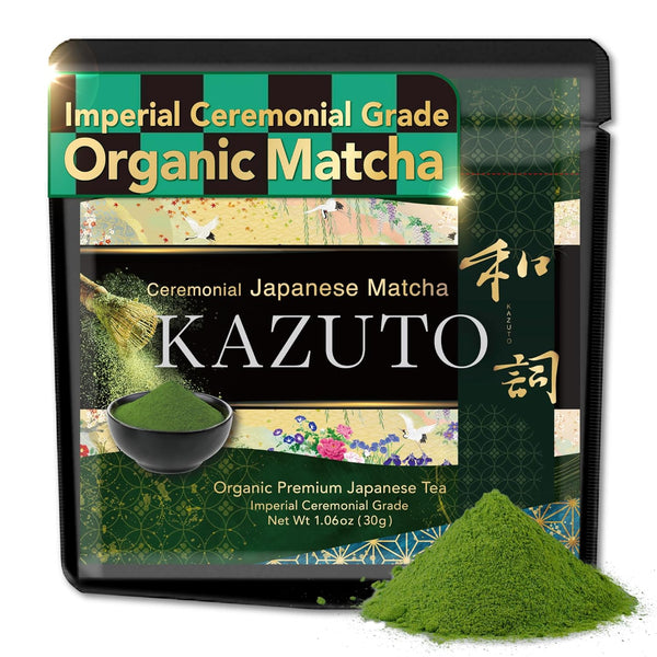 Visit the Store Kazuto Imperial Ceremonial Grade Matcha Green Tea Powder - Premium First Harvest