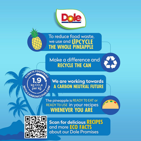 100% 20 Oz, 12 count, Packaging Dole Canned Fruit, Crushed Pineapple in Pineapple Juice, Gluten Free, Pantry Staples