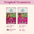 Organic India Tulsi Hibiscus Herbal Tea - Holy Basil, Stress Relieving, Immune Support, Vegan, USDA Organic, 18
