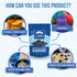 Thousand Lakes Freeze Dried Fruit, Blueberries 3.5 ounces, No Sugar Added, 100% Whole Blueberries
