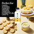 Dolce Foglia Pineapple Extract, 2 Ounce Oil-Soluble Flavoring for Candy Making, Baking, Ice Cream