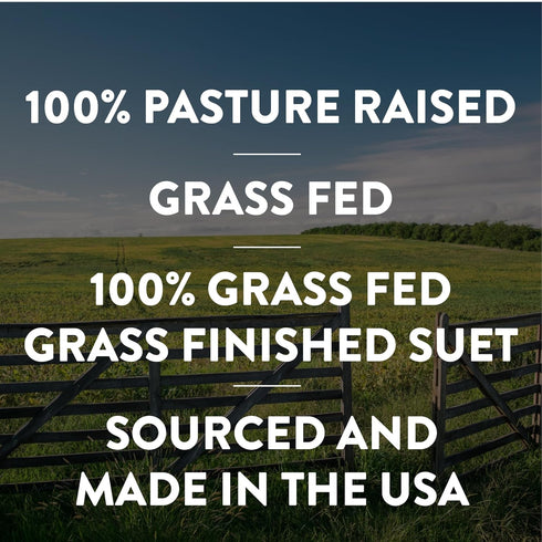 Fatworks 100% WHOLE30 14 oz. 2pk Premium Grass Fed, Pasture Raised Beef Tallow, Artisanally Rendered, Approved, KETO