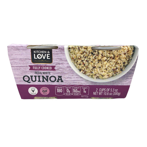 12-Cups) Quinoa Quick Cups (Fully Cooked Red & White Quinoa