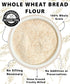 6 LBS (2-3 lb 100% Palouse Brand Certified Glyphosate Residue Free Whole Wheat Bread Flour | bags) | Small Batch Stone