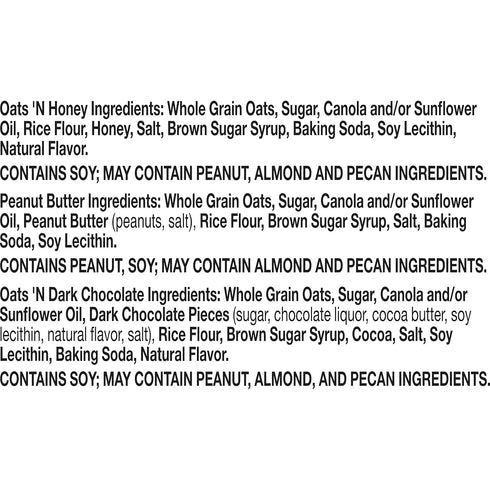 Pack, 60 44.7 OZ Count (30 Nature Valley Crunchy Granola Bars, Value Bars, Pouches)