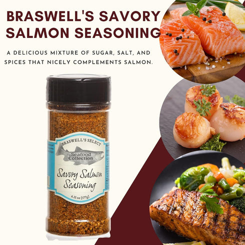 4 Pack Braswell's Savory Salmon Seasoning
