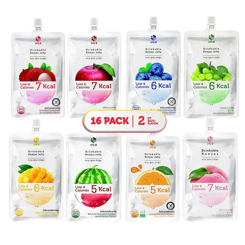 Jelly B Eat Munchie Box Drinkable Konjac Pouches | Healthy Dietary Supplement | Korean