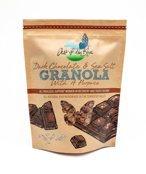 Out of the Blue Dark Chocolate and Sea Salt Granola, 12oz