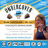 30-Count, Undercover Snacks Chocolate Quinoa Crisps - Dark Chocolate + Sea Salt | Individually Wrapped Crisps | Gluten
