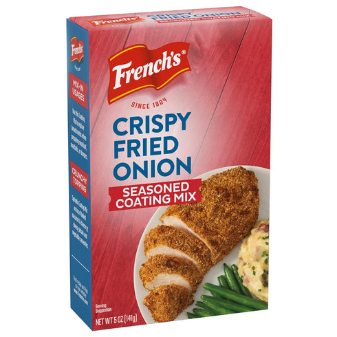 5 oz (Pack 8) French's Seasoned Coating Mix, Crispy Fried Onion, Delicious Swap for Traditional Breadcrumbs When