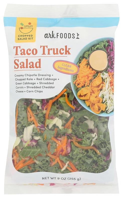 Ark Foods Taco Truck Chopped Salad Kit, 9 OZ