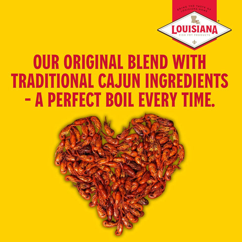 (5 (Pack 1)) Louisiana Fish Fry Products Crawfish, Shrimp & Crab Boil Seasoning - Spicy & Delicious Seafood Powder