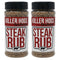 Killer Hogs Barbecue Steak Rub - Pack of 2 Bottles - 32