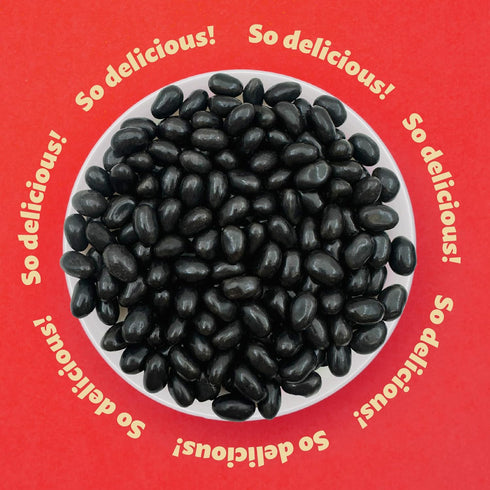 2-Pound Pack Black Licorice Jelly Beans | | Licorice Candy | Black Jelly Beans for Holiday Buffets, Gifting