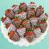 18 A Gift Inside Berry Bites Milk Dark White Chocolate Covered Strawberries (Fun Size)