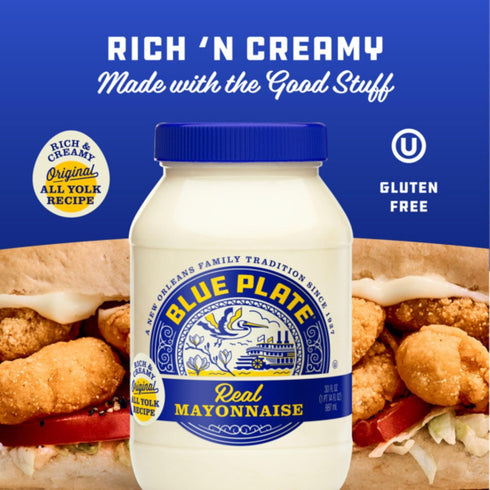 8 Oz (Pack 1) Blue Plate Mayonnaise Sandwich Spread, Fl Jar