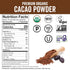 Viva Naturals Organic Cacao Powder, 1lb, Unsweetened Cacao Powder for Baking & Smoothies