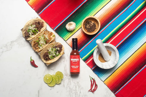 5 oz Arbol Chili and Garlic Hot Sauce By Bravado Spice Gluten Free, Vegan, Low Carb, Paleo Hot Sauce All Natural Hot