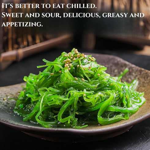 GXXDMZAQ Pack (3 Packs) Premium Japanese Seaweed Salad Mix - Authentic Sesame Seasoned Variety | Gluten-Free Topping