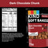 100% 4g 11oz, 1 Count (Pack 2) KIND Soft Baked Granola, Dark Chocolate Chunk, Healthy Snacks, Gluten Free, Whole