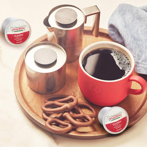 48 Count Krispy Kreme Doughnuts Classic, Keurig Single Serve K-Cup Pods, Medium Roast Coffee