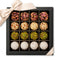 ANDY ANAND CHOCOLATIER Natural Truffles Gift Box With Pistachio, Hazelnut & Coconut,