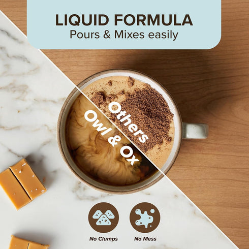 30 Collagen Creamer and Collagen and Biotin Creamer for Coffee For Skin and Hair Support, Salted Caramel, Servings