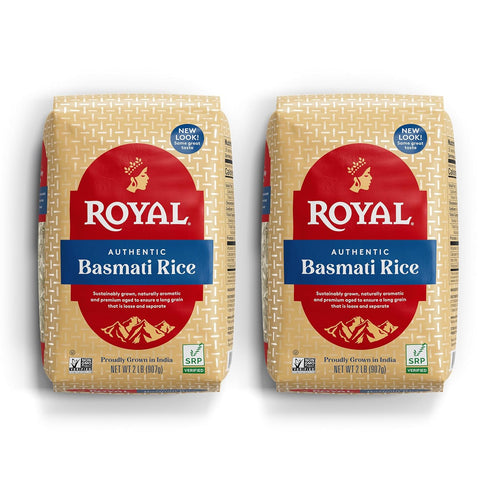 Royal - Naturally Aged Authentic Long Grain Indian White Basmati Rice, 2