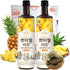 K-Munchies CJ Petitzel Fruit Vinegar Drink - 2 x 900 mL Korean Pineapple