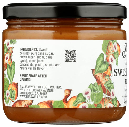 12.5 Braswells, Spread Sweet Potato Butter, Ounce