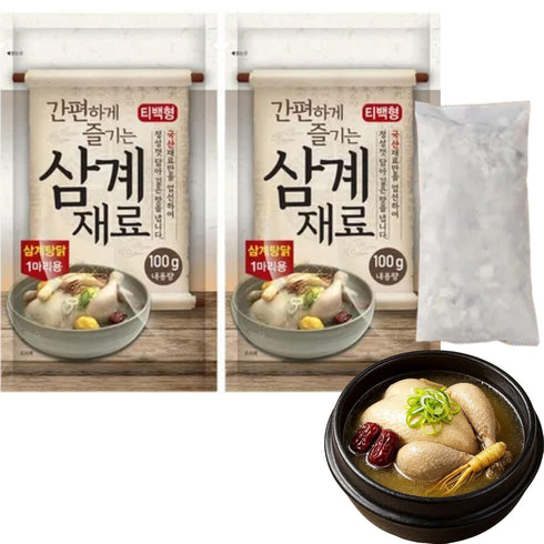 Samgyetang Herb Kit Tea-Bag Type - Easy Korean Chiken Stew Ingredients -Easy