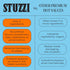 3.4 oz Stuzzi Premium Italian Hot Sauce, Small-Batch Craft Sauce, Dried Campanian & Cayenne Peppers, Medium Heat on