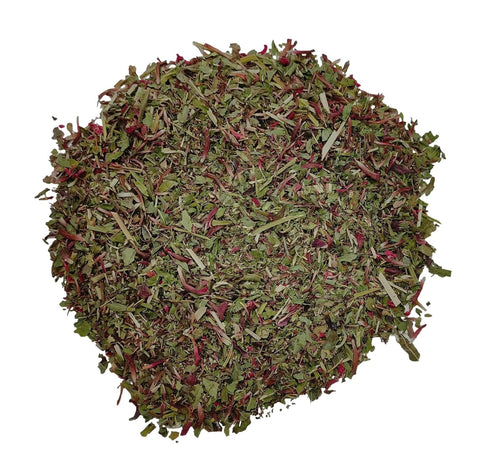 Scarlet Beebalm Herbal Tea, Mountain Balm Herb with Flowers - Made from 100% Monarda Didyma, Cut & Dried - Net weight: 0.5oz/14.2g