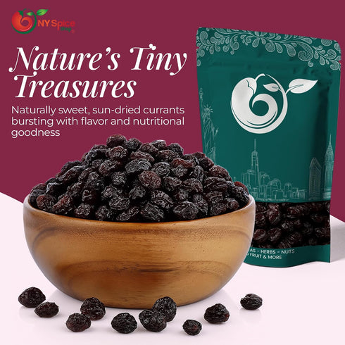 5 NY Spice Shop Currants Dried Fruit - Pound Currant Raisins - Dried Currants for Baking - Naturally Dried Red Currants
