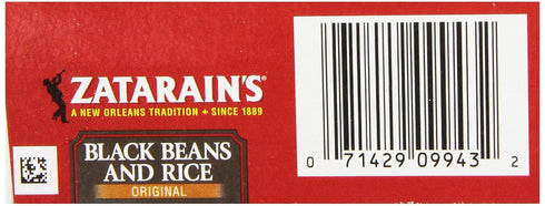 7 oz (Pack 3) Zatarain's Black Beans & Rice