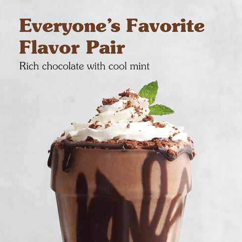 16 oz NuNaturals Stevia Syrup, Sugar-Free Sweetener, Plant-Based Sugar Substitute, Zero Calorie, Cocoa Mint Syrup