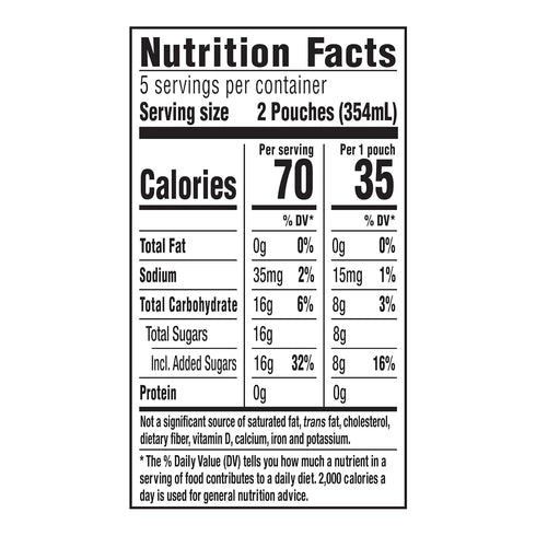 10 6 oz Kool-Aid Sours Artificially Flavored Drink, Pouches, for On-the-Go Hydration, Frostbite, Sour Candy Flavor, No
